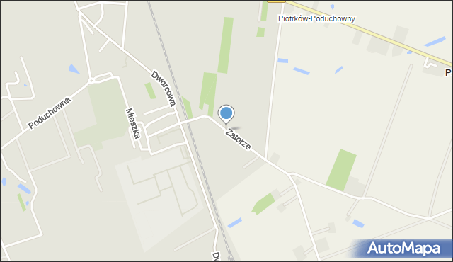 Piotrków Kujawski, Zatorze, mapa Piotrków Kujawski