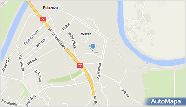 Przemyśl, Zagrodowa, mapa Przemyśla