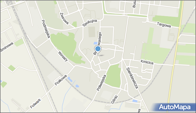 Rawicz, Zagłoby Jana Onufrego, mapa Rawicz