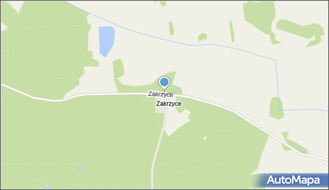 Rynowo gmina Łobez, Zakrzyce, mapa Rynowo gmina Łobez