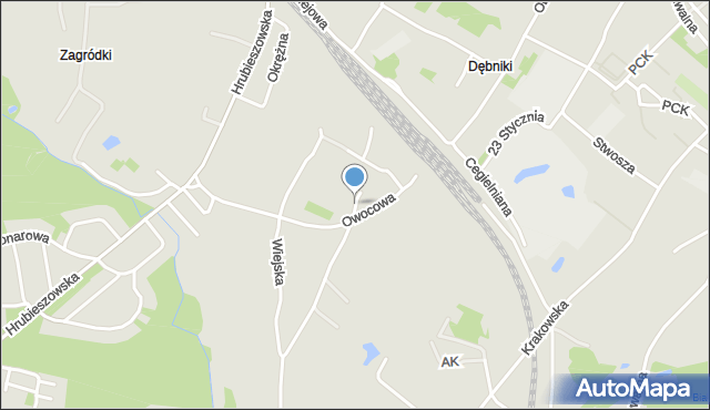 Sławków powiat będziński, Zachodnia, mapa Sławków powiat będziński