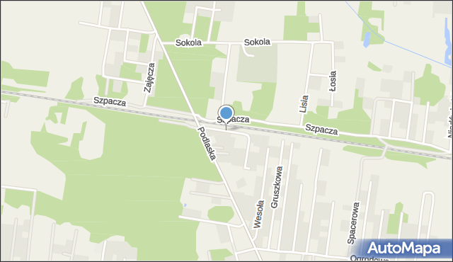 Sobolewo gmina Grabówka, Zaciszna, mapa Sobolewo gmina Grabówka