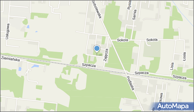 Sobolewo gmina Grabówka, Zajęcza, mapa Sobolewo gmina Grabówka