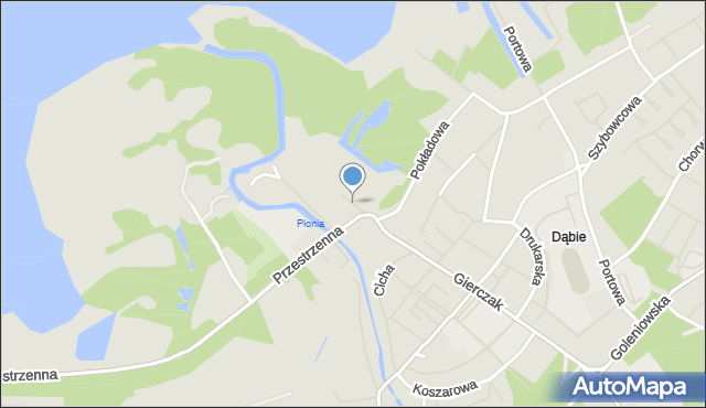 Szczecin, Zapomniana, mapa Szczecina