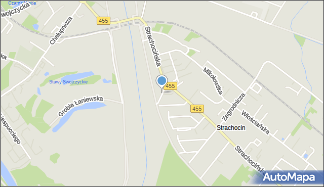 Wrocław, Zamoyskiego Jana, hetm., mapa Wrocławia