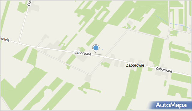 Zaborowie, Zaborowie, mapa Zaborowie