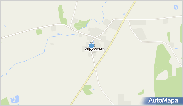 Zajączkowo gmina Milejewo, Zajączkowo, mapa Zajączkowo gmina Milejewo
