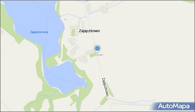 Zajączkowo gmina Pniewy, Zajączkowo, mapa Zajączkowo gmina Pniewy