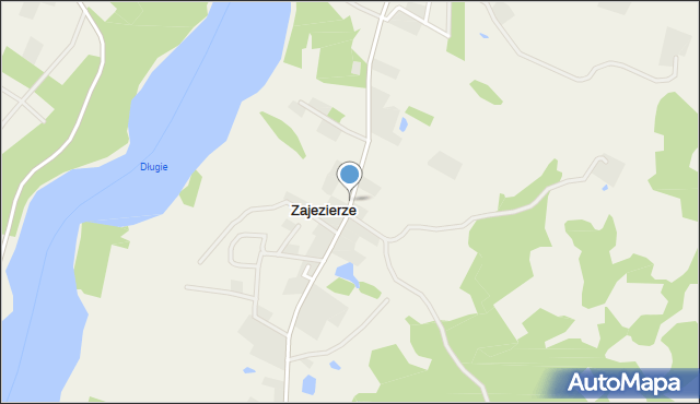 Zajezierze gmina Chmielno, Zajezierze, mapa Zajezierze gmina Chmielno