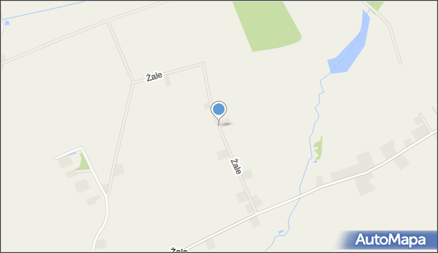 Żałe, Żale, mapa Żałe