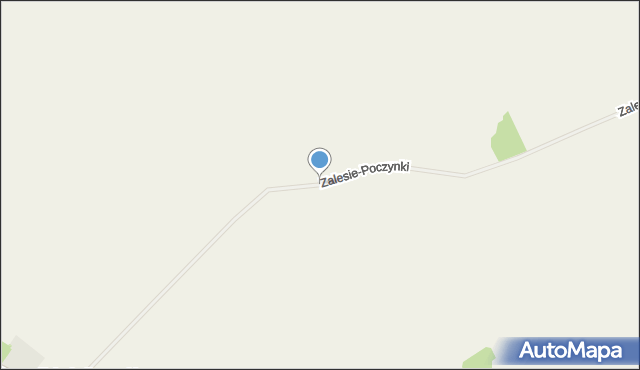 Zalesie-Poczynki, Zalesie-Poczynki, mapa Zalesie-Poczynki