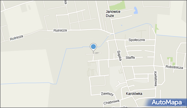 Zamość, Zapolskiej Gabrieli, mapa Zamościa