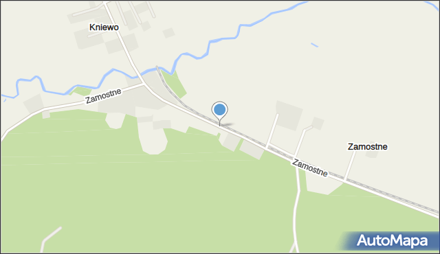 Zamostne gmina Wejherowo, Zamostne, mapa Zamostne gmina Wejherowo