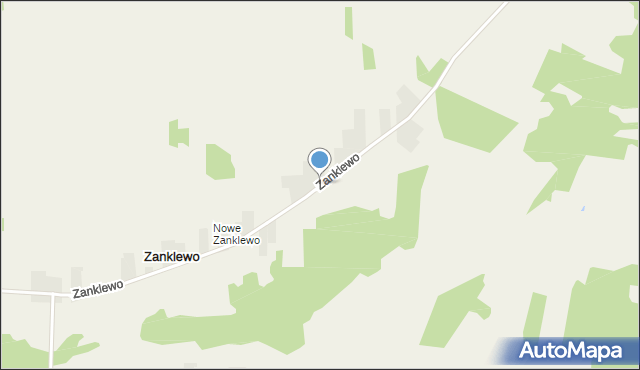 Zanklewo, Zanklewo, mapa Zanklewo