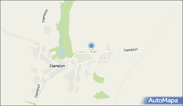 Zaprężyn, Zaprężyn, mapa Zaprężyn