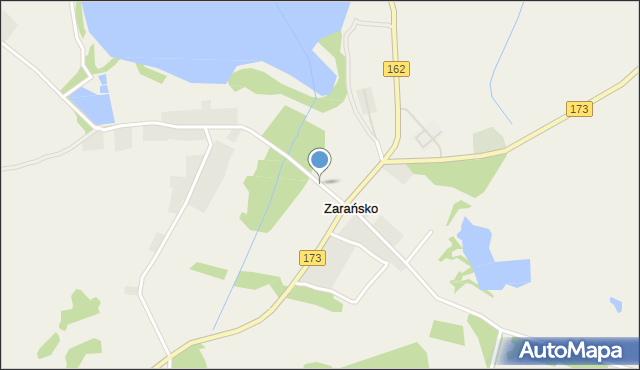 Zarańsko, Zarańsko, mapa Zarańsko