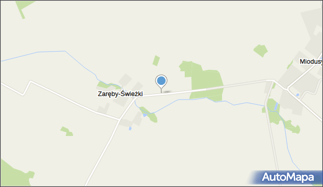 Zaręby-Świeżki, Zaręby-Świeżki, mapa Zaręby-Świeżki