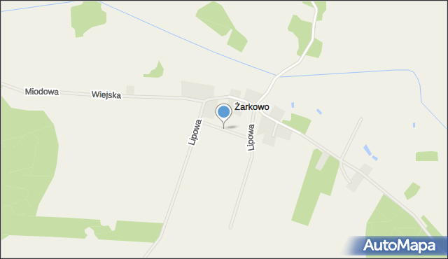 Żarkowo, Żarkowo, mapa Żarkowo