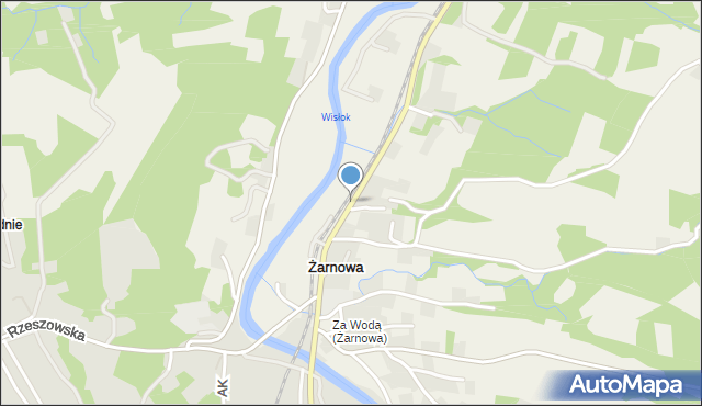 Żarnowa, Żarnowa, mapa Żarnowa