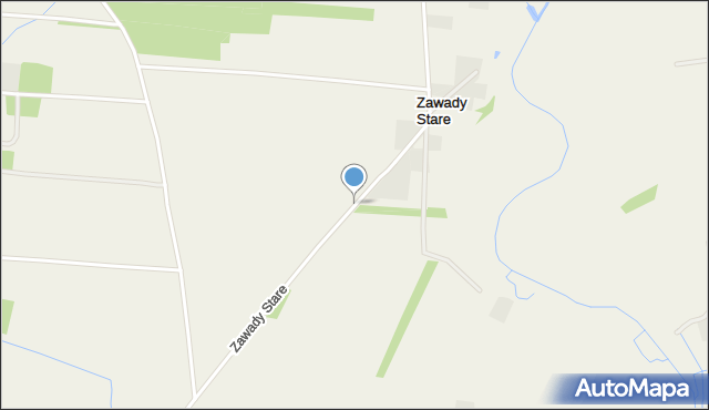 Zawady Stare, Zawady Stare, mapa Zawady Stare