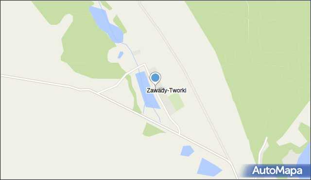 Zawady-Tworki, Zawady-Tworki, mapa Zawady-Tworki