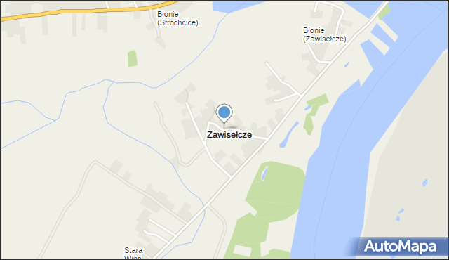 Zawisełcze, Zawisełcze, mapa Zawisełcze