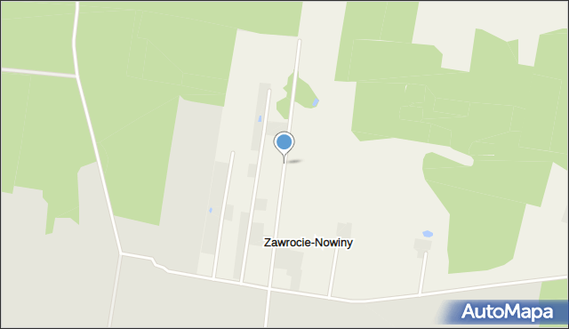 Zawrocie-Nowiny, Zawrocie-Nowiny, mapa Zawrocie-Nowiny