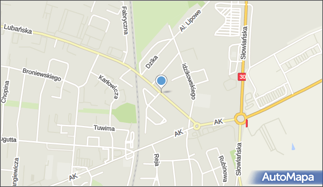 Zgorzelec, Zamiejsko-Lubańska, mapa Zgorzelec