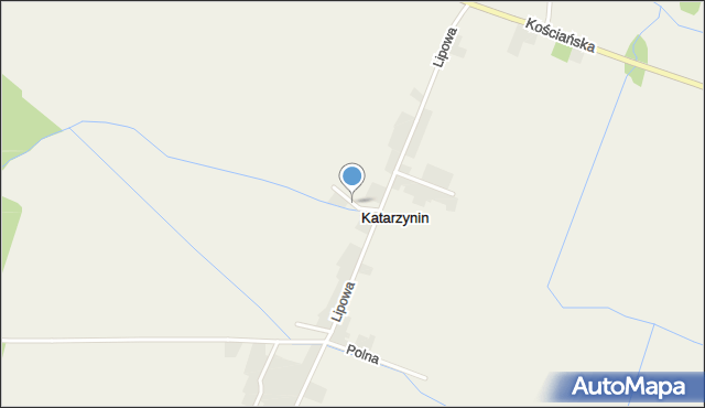 Katarzynin, Zbożowa, mapa Katarzynin