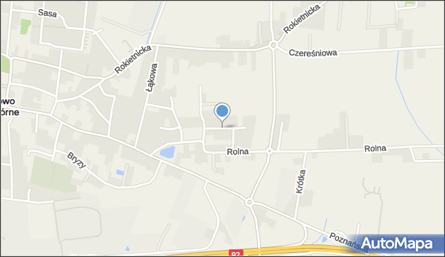Tarnowo Podgórne, Zbożowa, mapa Tarnowo Podgórne