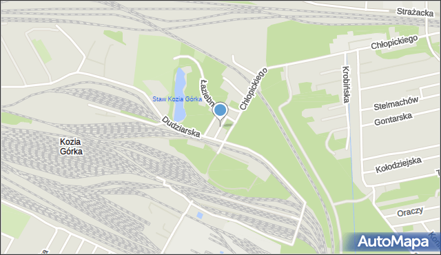 Warszawa, Zbrojarska, mapa Warszawy