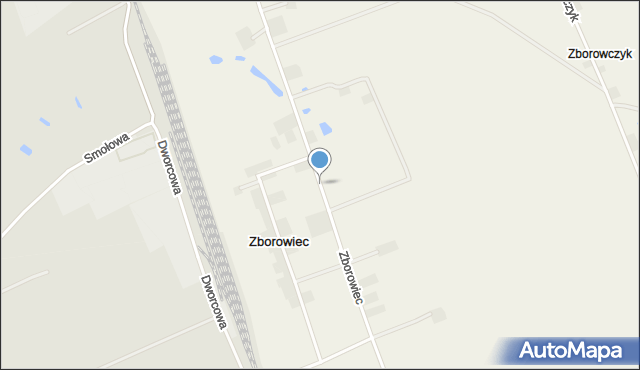 Zborowiec, Zborowiec, mapa Zborowiec