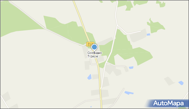 Janinów gmina Bytów, Zdziłowice Trzecie, mapa Janinów gmina Bytów