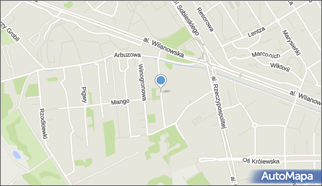 Warszawa, Zdrowa, mapa Warszawy