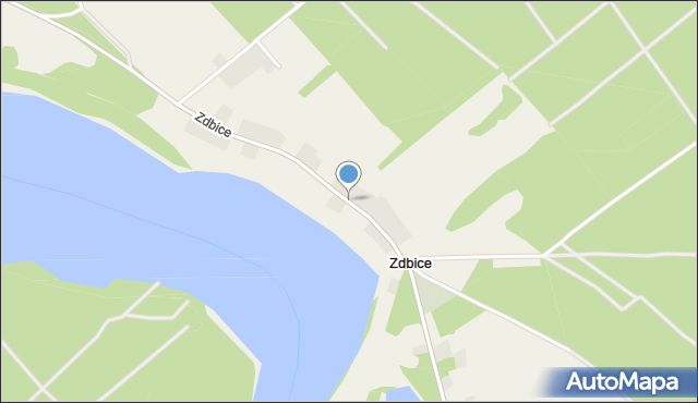 Zdbice, Zdbice, mapa Zdbice