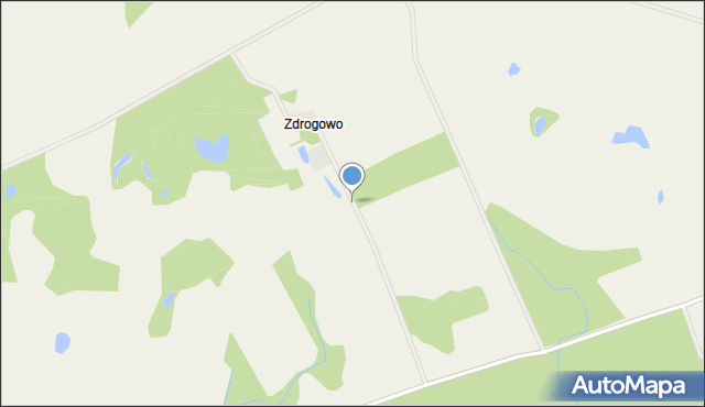 Zdrogowo gmina Mrocza, Zdrogowo, mapa Zdrogowo gmina Mrocza