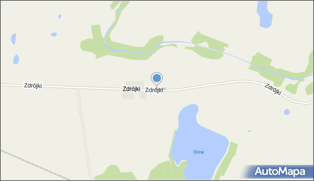Zdrójki gmina Przechlewo, Zdrójki, mapa Zdrójki gmina Przechlewo