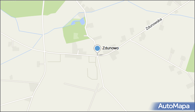 Zdunowo gmina Załuski, Zdunowo, mapa Zdunowo gmina Załuski
