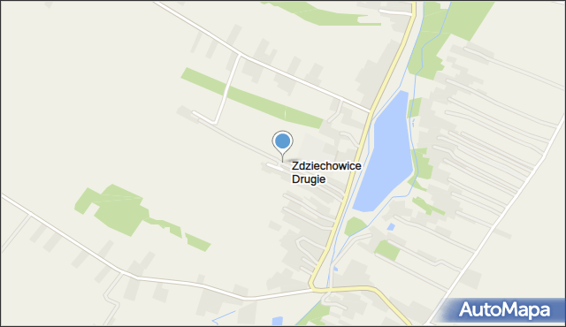 Zdziechowice Drugie, Zdziechowice Drugie, mapa Zdziechowice Drugie