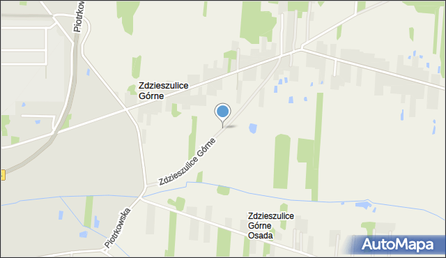 Zdzieszulice Górne, Zdzieszulice Górne, mapa Zdzieszulice Górne