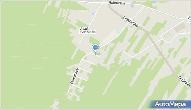 Bogoria powiat staszowski, Żeromskiego Stefana, mapa Bogoria powiat staszowski