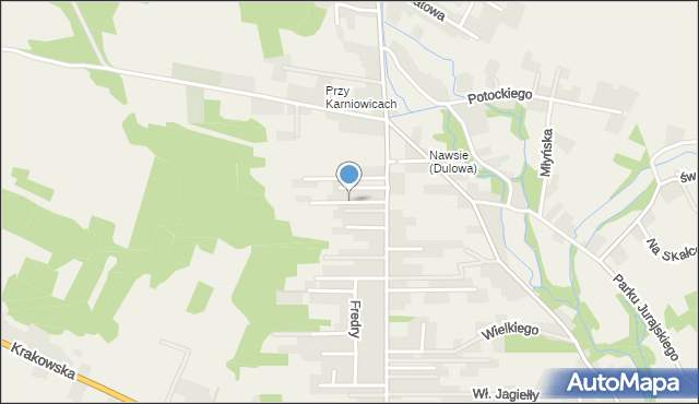 Dulowa, Żeromskiego Stefana, mapa Dulowa