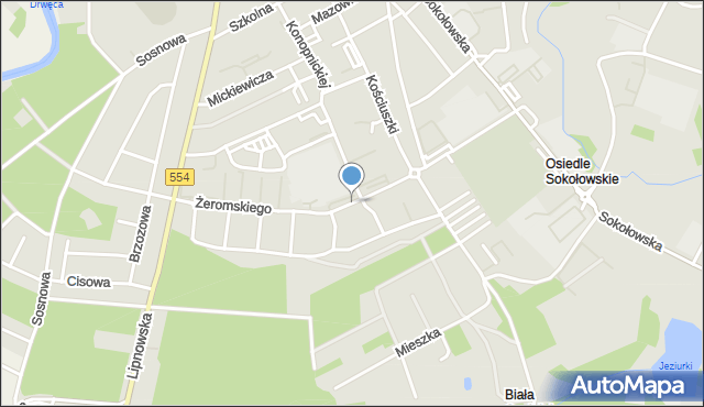 Golub-Dobrzyń, Żeromskiego Stefana, mapa Golub-Dobrzyń