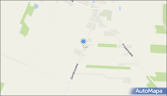 Janowo powiat nidzicki, Zembrzuska, mapa Janowo powiat nidzicki