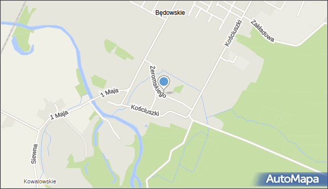 Kolonowskie, Żeromskiego Stefana, mapa Kolonowskie