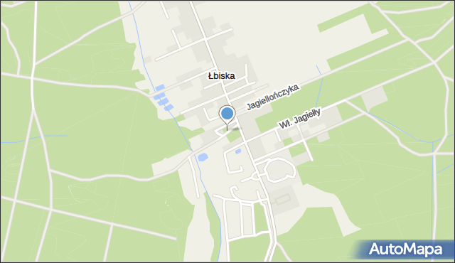Łbiska, Żeligowskiego Lucjana, gen., mapa Łbiska
