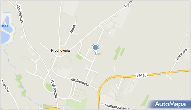 Opatów, Żeromskiego Stefana, mapa Opatów