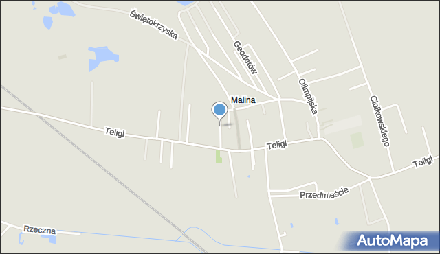 Opole, Żeglarska, mapa Opola