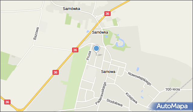 Rawicz, Żeromskiego Stefana, mapa Rawicz