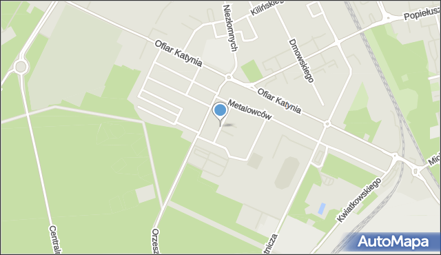 Stalowa Wola, Żeromskiego Stefana, mapa Stalowa Wola